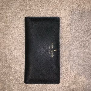 Black Kate spade snap wallet